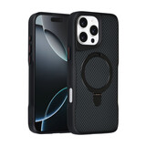 TUNIQ TUNIQ iPhone 16 Pro Max Backcover hoesje - Magsafe With Ring Stand - Carbon Fiber - Goud TUNIQ TUNIQ iPhone 16 Pro Max Backcover hoesje - Magsafe With Ring Stand - Carbon Fiber - Goud