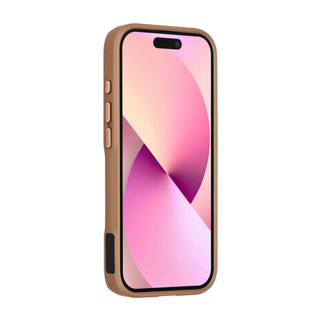 TUNIQ TUNIQ iPhone 17 Back cover coque - Magsafe With Ring Stand - Carbon Fiber - Or TUNIQ TUNIQ iPhone 17 Back cover coque - Magsafe With Ring Stand - Carbon Fiber - Or