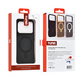 TUNIQ TUNIQ iPhone 17 Pro/iPhone 18 Pro Handyhülle MagSafe Ringständer Kohlefaser - Schwarz