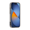 TUNIQ TUNIQ iPhone 17 Pro/iPhone 18 Pro Coque arrière MagSafe support anneau Fibre de carbone - Argenté
