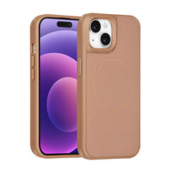 TUNIQ iPhone 15 Back cover case - Magsafe - Carbon Fiber - Shockproof - Gold