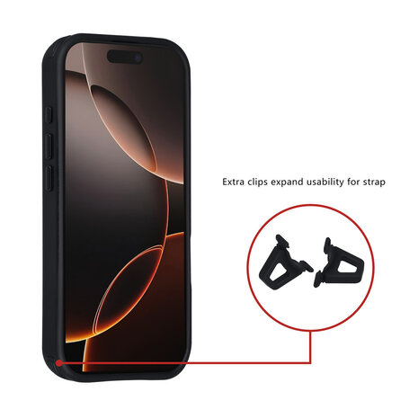 TUNIQ TUNIQ iPhone 15 Pro Back cover coque - Magsafe - Carbon Fiber - Shockproof - Noir TUNIQ TUNIQ iPhone 15 Pro Back cover coque - Magsafe - Carbon Fiber - Shockproof - Noir