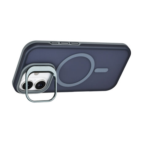 TUNIQ TUNIQ iPhone 16 Back cover coque - Magsafe - With Camera Stand - Gris TUNIQ TUNIQ iPhone 16 Back cover coque - Magsafe - With Camera Stand - Gris