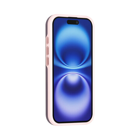 TUNIQ TUNIQ iPhone 16 Backcover hoesje - Magsafe - With Camera Stand - Roze TUNIQ TUNIQ iPhone 16 Backcover hoesje - Magsafe - With Camera Stand - Roze