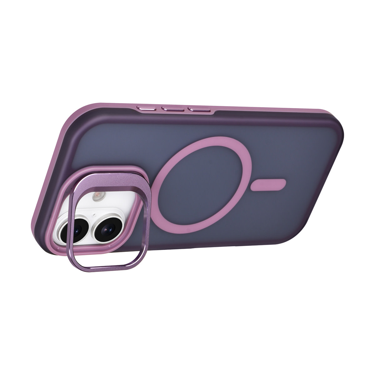 TUNIQ TUNIQ iPhone 16 Backcover hoesje - Magsafe - With Camera Stand - Paars, foto 2 van 4
