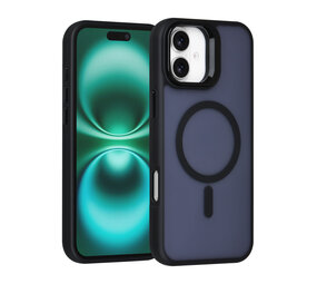 TUNIQ TUNIQ iPhone 16 Plus Back cover case - Magsafe - With Camera Stand - Black TUNIQ TUNIQ iPhone 16 Plus Back cover case - Magsafe - With Camera Stand - Black