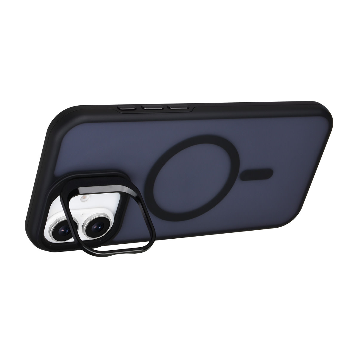 TUNIQ TUNIQ iPhone 16 Plus Backcover hoesje - Magsafe - With Camera Stand - Zwart, foto 2 van 4