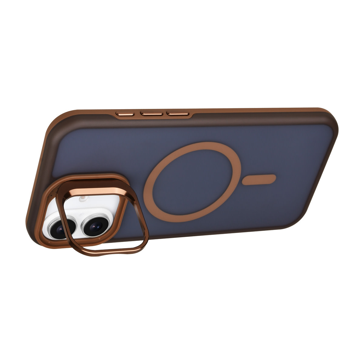 TUNIQ TUNIQ iPhone 16 Plus Backcover hoesje - Magsafe - With Camera Stand - Goud, foto 2 van 4