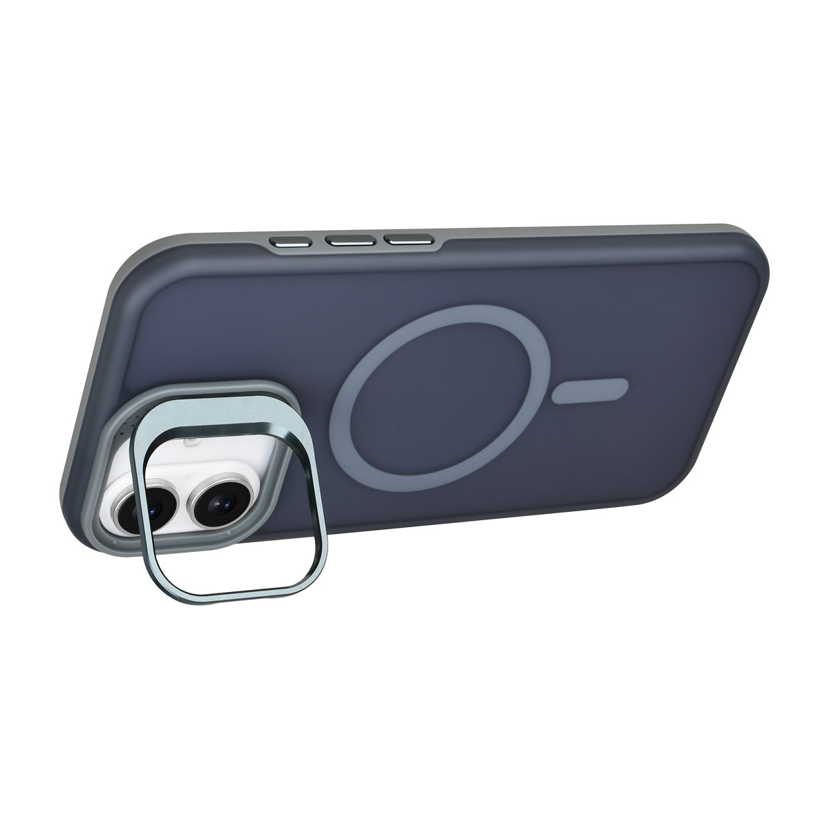 TUNIQ TUNIQ iPhone 16 Plus Backcover hoesje - Magsafe - With Camera Stand - Grijs, foto 2 van 4
