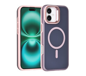 TUNIQ TUNIQ iPhone 16 Plus Back cover case - Magsafe - With Camera Stand - Pink TUNIQ TUNIQ iPhone 16 Plus Back cover case - Magsafe - With Camera Stand - Pink