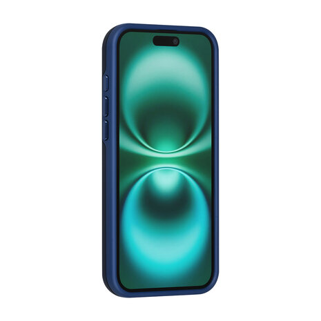 TUNIQ TUNIQ iPhone 16 Plus Back-Cover hul - Magsafe - With Camera Stand - Blau TUNIQ TUNIQ iPhone 16 Plus Back-Cover hul - Magsafe - With Camera Stand - Blau