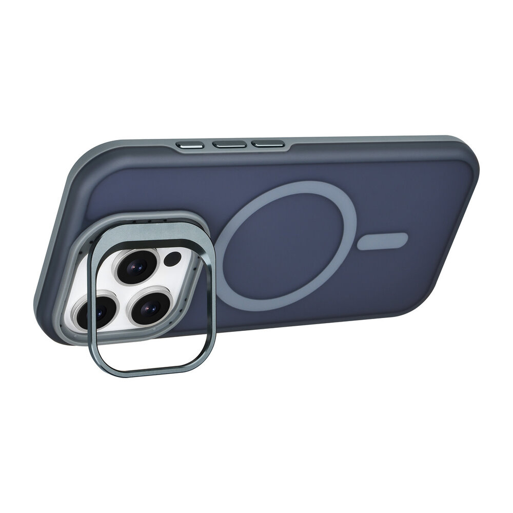 TUNIQ TUNIQ iPhone 16 Pro Back cover case - Magsafe - With Camera Stand - Grey TUNIQ TUNIQ iPhone 16 Pro Back cover case - Magsafe - With Camera Stand - Grey