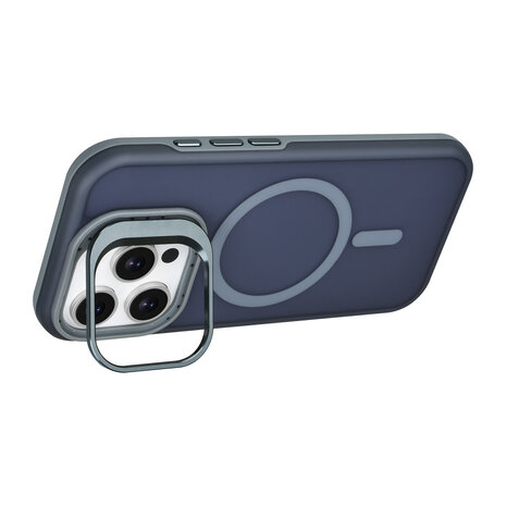 TUNIQ TUNIQ iPhone 16 Pro Back cover case - Magsafe - With Camera Stand - Grey TUNIQ TUNIQ iPhone 16 Pro Back cover case - Magsafe - With Camera Stand - Grey