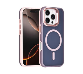 TUNIQ TUNIQ iPhone 16 Pro Backcover hoesje - Magsafe - With Camera Stand - Roze TUNIQ TUNIQ iPhone 16 Pro Backcover hoesje - Magsafe - With Camera Stand - Roze