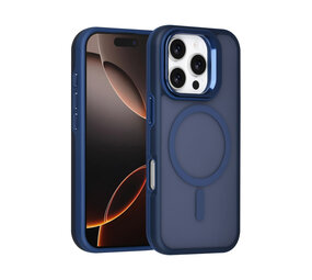 TUNIQ TUNIQ iPhone 16 Pro Backcover hoesje - Magsafe - With Camera Stand - Blauw TUNIQ TUNIQ iPhone 16 Pro Backcover hoesje - Magsafe - With Camera Stand - Blauw