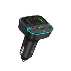 TUNIQ FM Transmitter and Car Charger - Schwarz