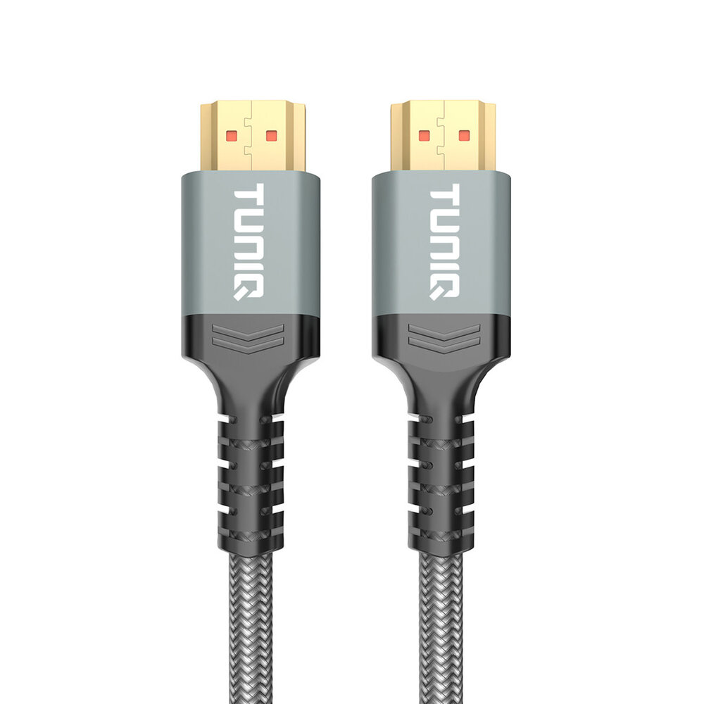TUNIQ TUNIQ Premium 8K HDMI Cable - 150cm - Zwart TUNIQ TUNIQ Premium 8K HDMI Cable - 150cm - Zwart