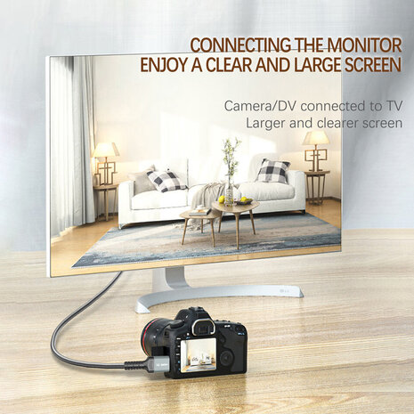 TUNIQ TUNIQ Premium 8K HDMI Cable - 150cm - Zwart TUNIQ TUNIQ Premium 8K HDMI Cable - 150cm - Zwart