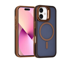 TUNIQ TUNIQ iPhone 17 Back cover case - Magsafe - With Camera Stand - Gold TUNIQ TUNIQ iPhone 17 Back cover case - Magsafe - With Camera Stand - Gold