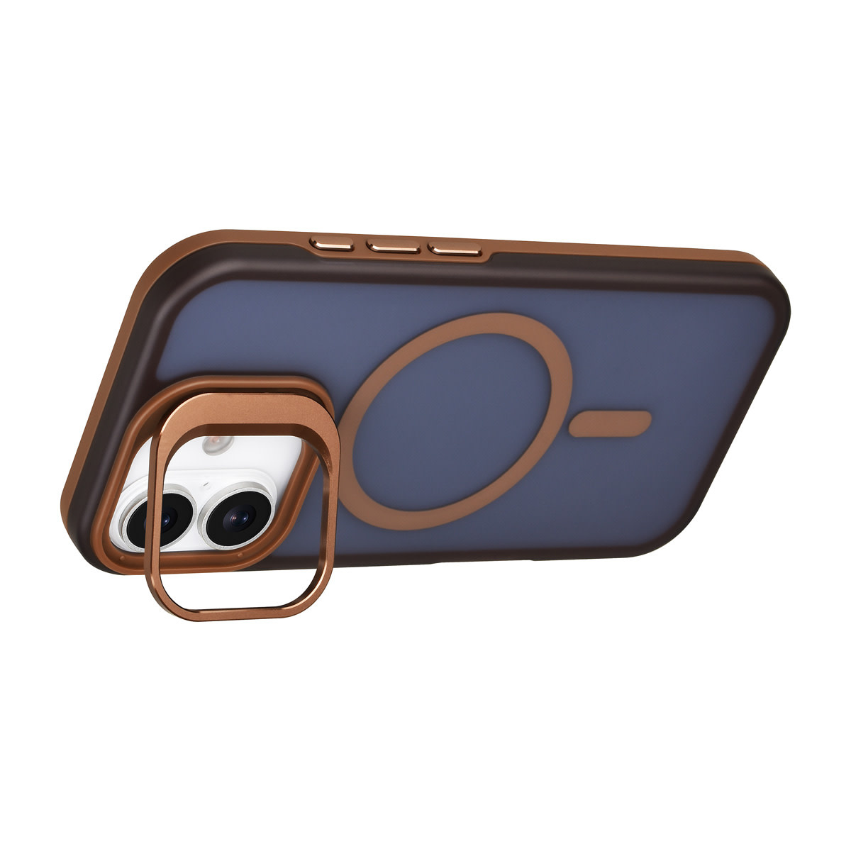TUNIQ TUNIQ iPhone 17 Backcover hoesje - Magsafe - With Camera Stand - Goud, foto 2 van 4