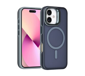 TUNIQ TUNIQ iPhone 17 Back cover case - Magsafe - With Camera Stand - Grey TUNIQ TUNIQ iPhone 17 Back cover case - Magsafe - With Camera Stand - Grey