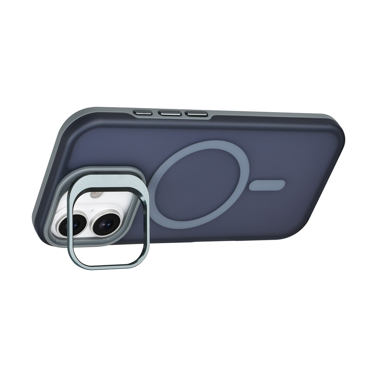 TUNIQ TUNIQ iPhone 17 Backcover hoesje - Magsafe - With Camera Stand - Grijs, foto 2 van 4