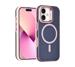 TUNIQ TUNIQ iPhone 17 Back cover coque - Magsafe - With Camera Stand - Rose TUNIQ TUNIQ iPhone 17 Back cover coque - Magsafe - With Camera Stand - Rose