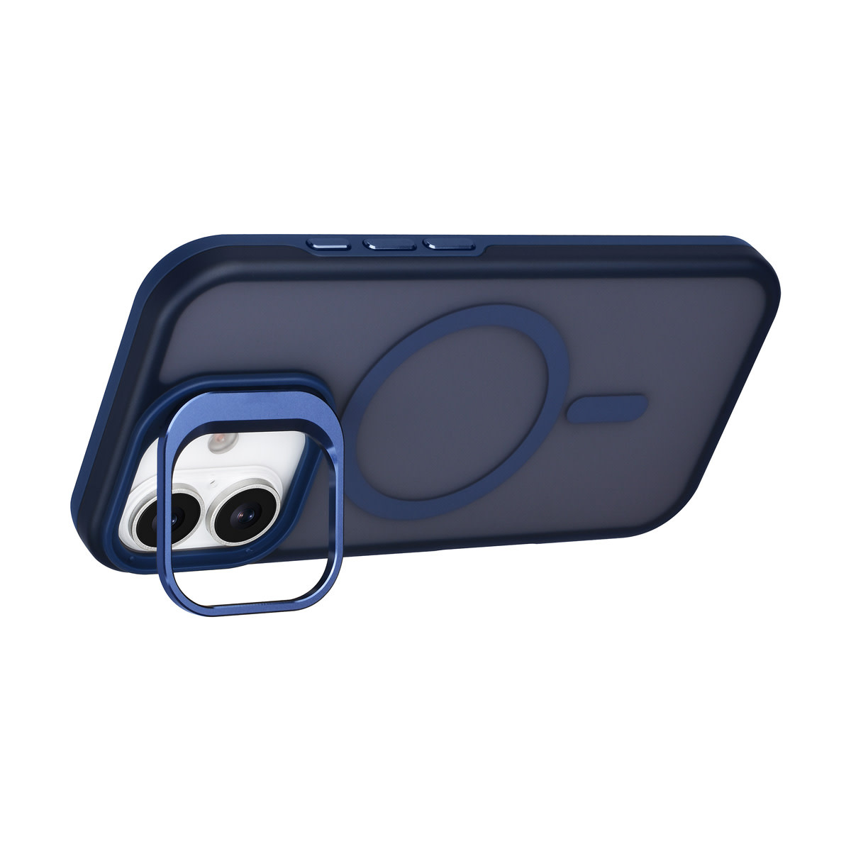 TUNIQ TUNIQ iPhone 17 Backcover hoesje - Magsafe - With Camera Stand - Blauw, foto 2 van 4