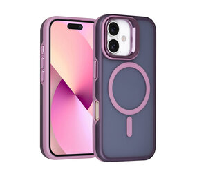 TUNIQ TUNIQ iPhone 17 Back cover coque - Magsafe - With Camera Stand - Violet TUNIQ TUNIQ iPhone 17 Back cover coque - Magsafe - With Camera Stand - Violet