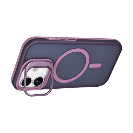 TUNIQ TUNIQ iPhone 17 Back cover case - Magsafe - With Camera Stand - Purple TUNIQ TUNIQ iPhone 17 Back cover case - Magsafe - With Camera Stand - Purple