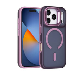 TUNIQ TUNIQ iPhone 17 Pro Backcover hoesje - Magsafe - With Camera Stand - Paars TUNIQ TUNIQ iPhone 17 Pro Backcover hoesje - Magsafe - With Camera Stand - Paars