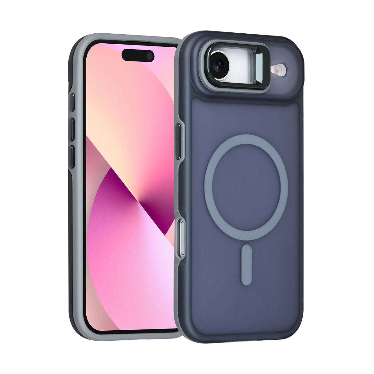 TUNIQ TUNIQ iPhone 17 Air Backcover hoesje - Magsafe - With Camera Stand - Grijs