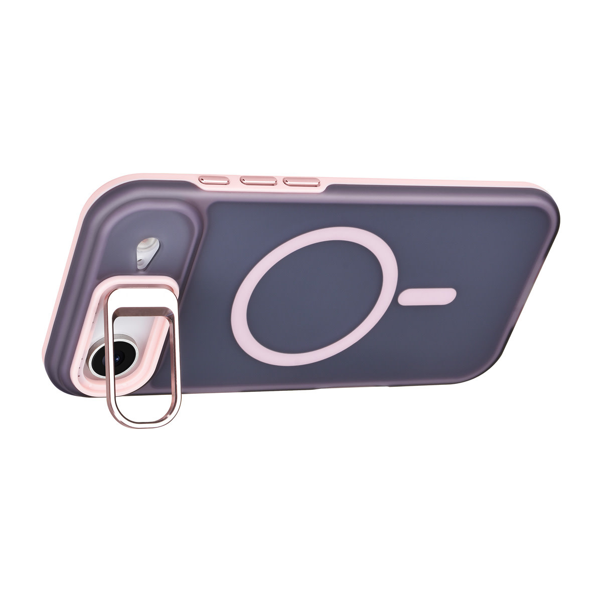 TUNIQ TUNIQ iPhone 17 Air Backcover hoesje - Magsafe - With Camera Stand - Roze, foto 2 van 4