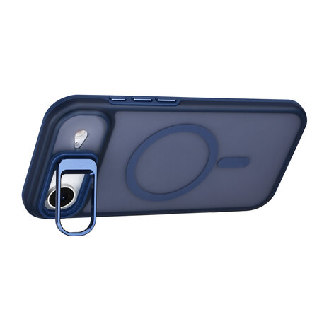 TUNIQ TUNIQ iPhone 17 Air Back-Cover hul - Magsafe - With Camera Stand - Blau TUNIQ TUNIQ iPhone 17 Air Back-Cover hul - Magsafe - With Camera Stand - Blau