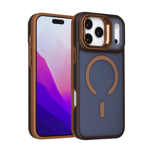 TUNIQ TUNIQ iPhone 17 Pro Max/iPhone 18 Pro Max Coque arrière MagSafe Support caméra - Doré