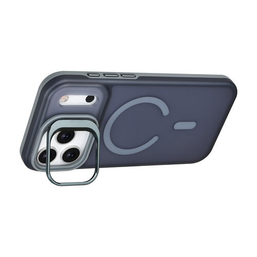 TUNIQ TUNIQ iPhone 17 Pro Max/iPhone 18 Pro Max Handyhülle MagSafe Kameraständer - Grau