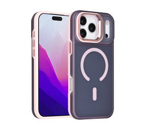 TUNIQ TUNIQ iPhone 17 Pro Max Backcover hoesje - Magsafe - With Camera Stand - Roze TUNIQ TUNIQ iPhone 17 Pro Max Backcover hoesje - Magsafe - With Camera Stand - Roze