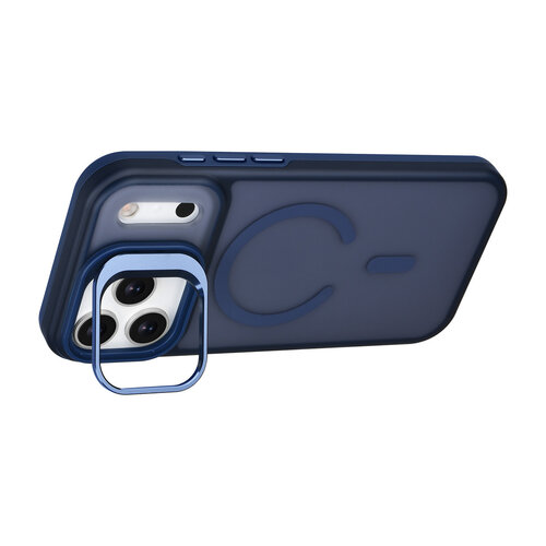 TUNIQ TUNIQ iPhone 17 Pro Max/iPhone 18 Pro Max Coque arrière MagSafe Support caméra - Bleu