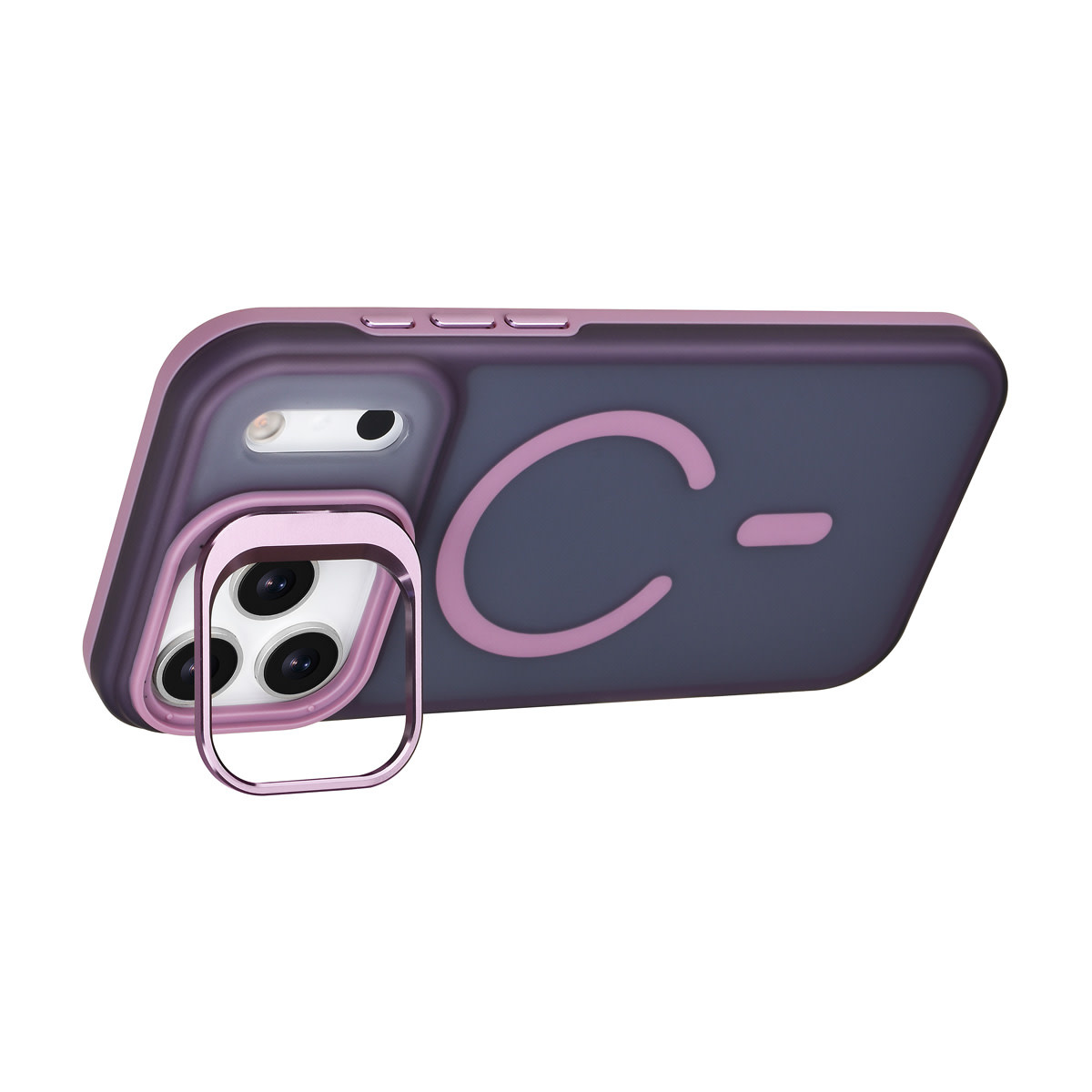 TUNIQ TUNIQ iPhone 17 Pro Max Backcover hoesje - Magsafe - With Camera Stand - Paars, foto 2 van 4