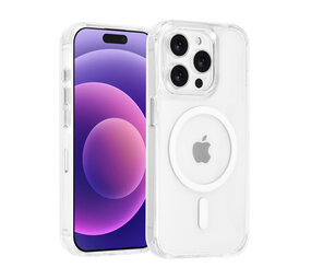 TUNIQ TUNIQ iPhone 15 Pro Back cover coque - Magsafe - Antishock - Transparent TUNIQ TUNIQ iPhone 15 Pro Back cover coque - Magsafe - Antishock - Transparent