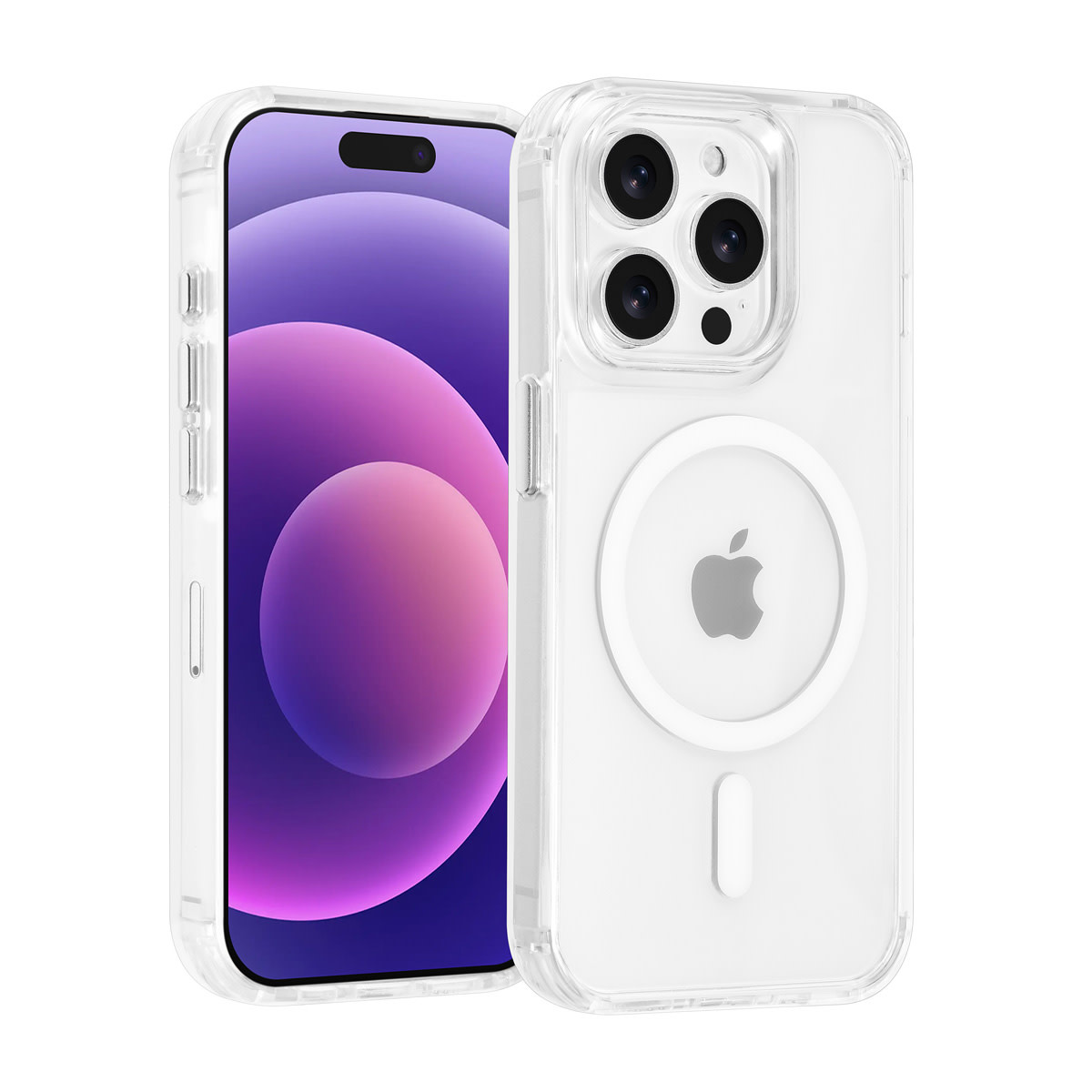TUNIQ TUNIQ iPhone 15 Pro Backcover hoesje - Magsafe - Antishock - Transparant
