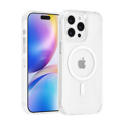 TUNIQ iPhone 15 Pro Max Back-Cover hul - Magsafe - Antishock - Transparent