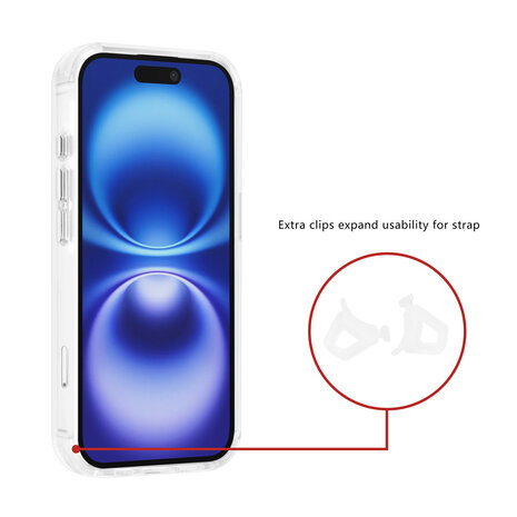 TUNIQ TUNIQ iPhone 16 Backcover hoesje - Magsafe - Antishock - Transparant TUNIQ TUNIQ iPhone 16 Backcover hoesje - Magsafe - Antishock - Transparant