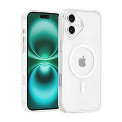TUNIQ iPhone 16 Plus Back cover case - Magsafe - Antishock - Transparent