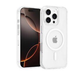 TUNIQ TUNIQ iPhone 16 Pro Back cover case - Magsafe - Antishock - Transparent TUNIQ TUNIQ iPhone 16 Pro Back cover case - Magsafe - Antishock - Transparent