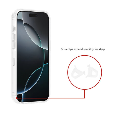 TUNIQ TUNIQ iPhone 16 Pro Max Back cover coque - Magsafe - Antishock - Transparent TUNIQ TUNIQ iPhone 16 Pro Max Back cover coque - Magsafe - Antishock - Transparent