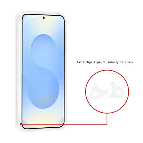 TUNIQ TUNIQ Galaxy S25 Plus Back cover case - Magsafe - Antishock - Transparent TUNIQ TUNIQ Galaxy S25 Plus Back cover case - Magsafe - Antishock - Transparent