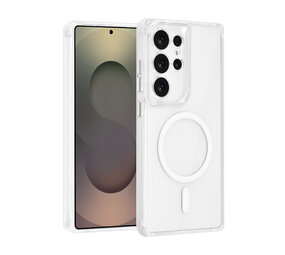 TUNIQ TUNIQ Galaxy S25 Ultra Backcover hoesje - Magsafe - Antishock - Transparant TUNIQ TUNIQ Galaxy S25 Ultra Backcover hoesje - Magsafe - Antishock - Transparant