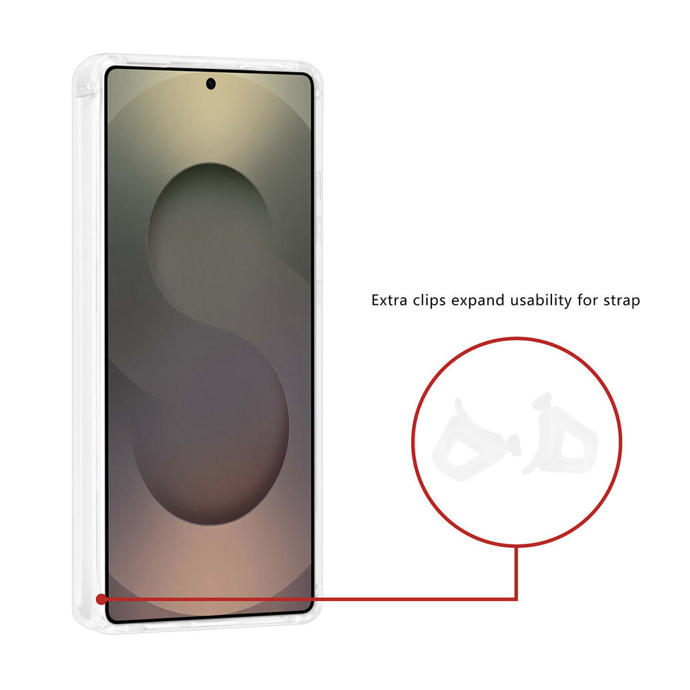 TUNIQ TUNIQ Galaxy S25 Ultra Back-Cover hul - Magsafe - Antishock - Transparent TUNIQ TUNIQ Galaxy S25 Ultra Back-Cover hul - Magsafe - Antishock - Transparent