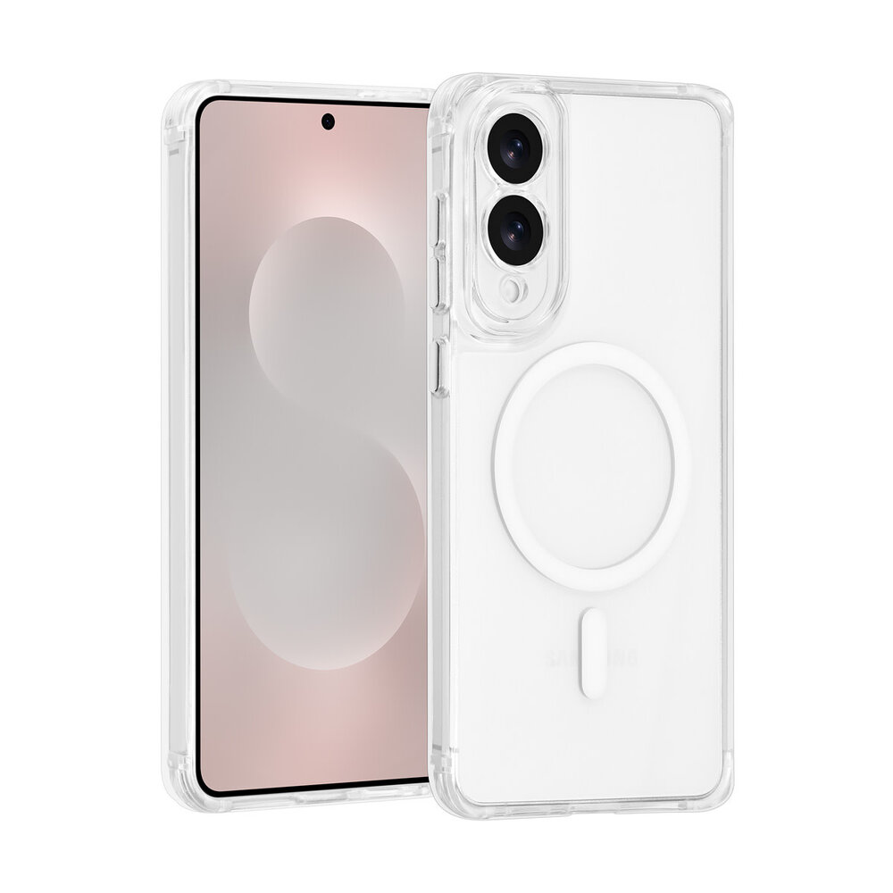 TUNIQ TUNIQ Galaxy S25 Edge Back cover coque - Magsafe - Antishock - Transparent TUNIQ TUNIQ Galaxy S25 Edge Back cover coque - Magsafe - Antishock - Transparent
